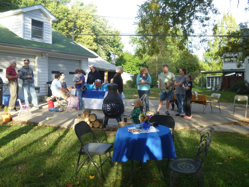 A beautiful day for a party!