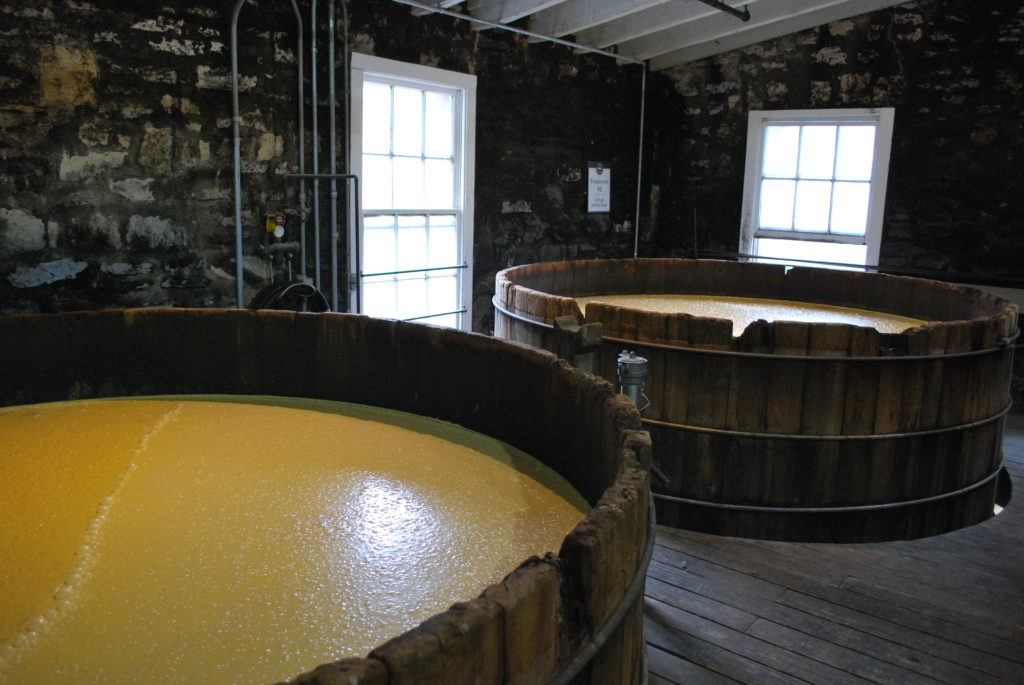 The sour mash at Woodford Reserve
